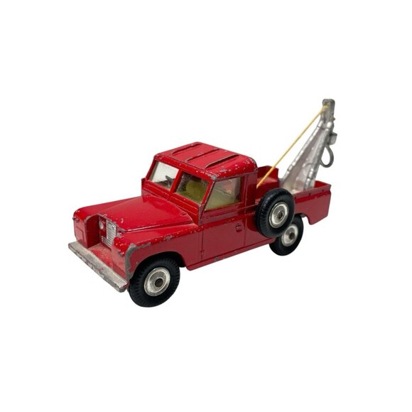 Vintage Corgi Toys Land Rover 109 WB Recovery Truck Original Red Diecast - Picture 3 of 13